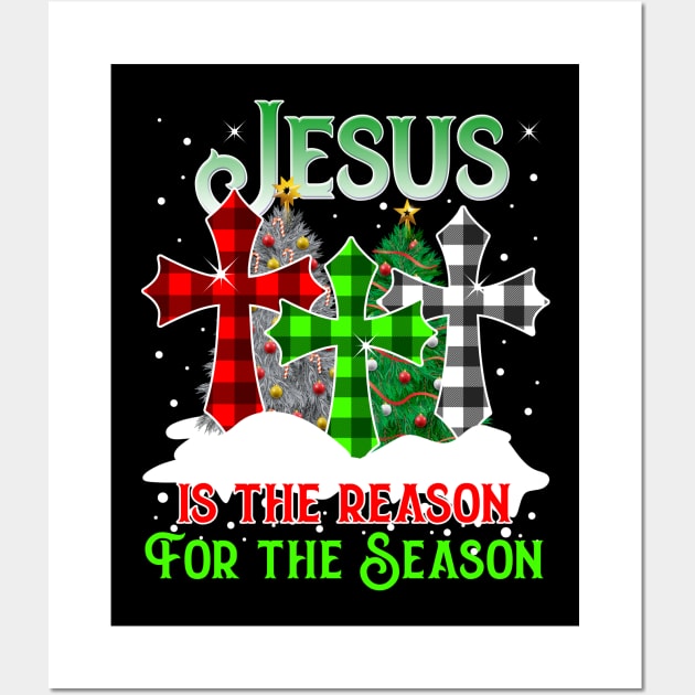 Jesus Is the Reason for the Season Holiday Christmas Pyjama Wall Art by teespringplus